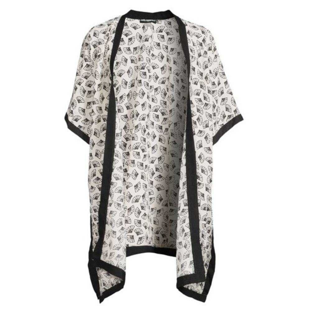 Karl Lagerfeld Kimono Coverup Shawl Layer Pool Beach Brunch Travel - Size OS